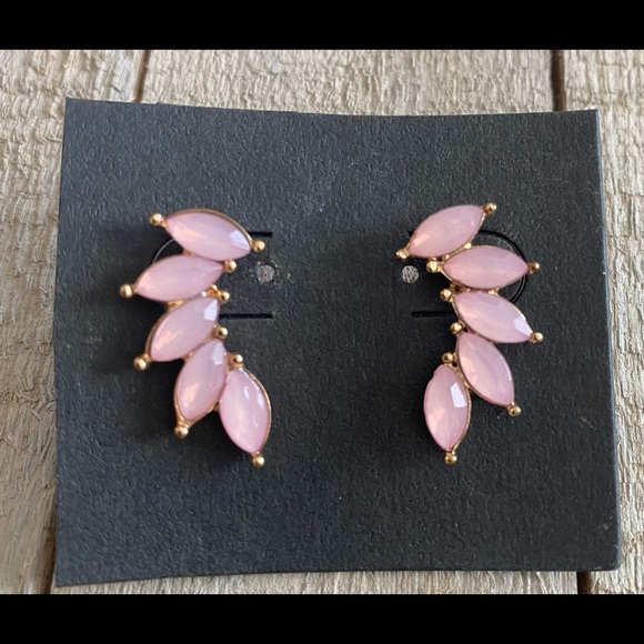 NWOT SHEIN pink stone earrings - Picture 5 of 10